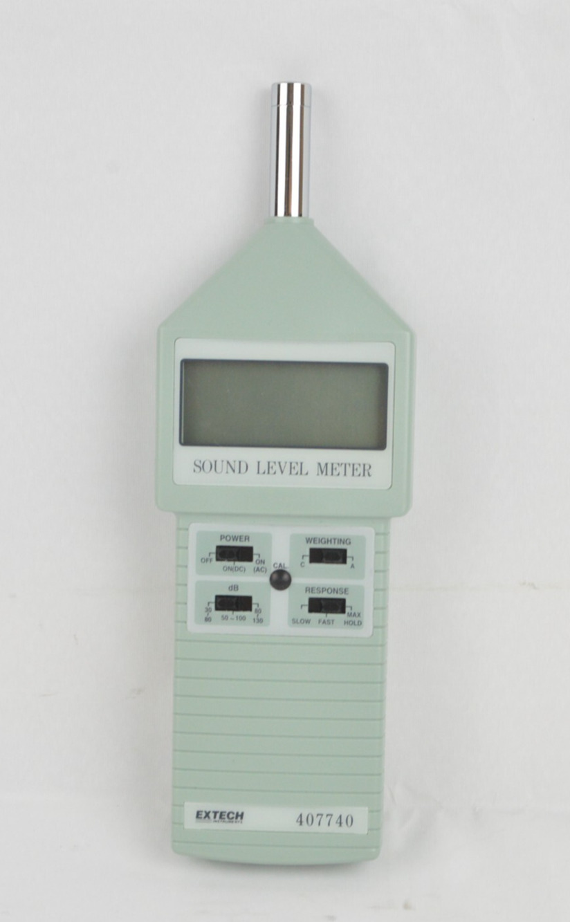 Extech 407740 Digital Sound Level Meter dB Noise Tester